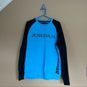GREAT Condition Blue and Black Jordan Sweatshirt